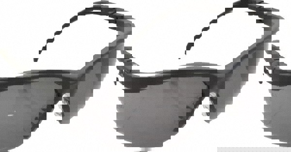 Klondike Safety Glasses, Matte Black Frame, Gray Lens, 12/Box